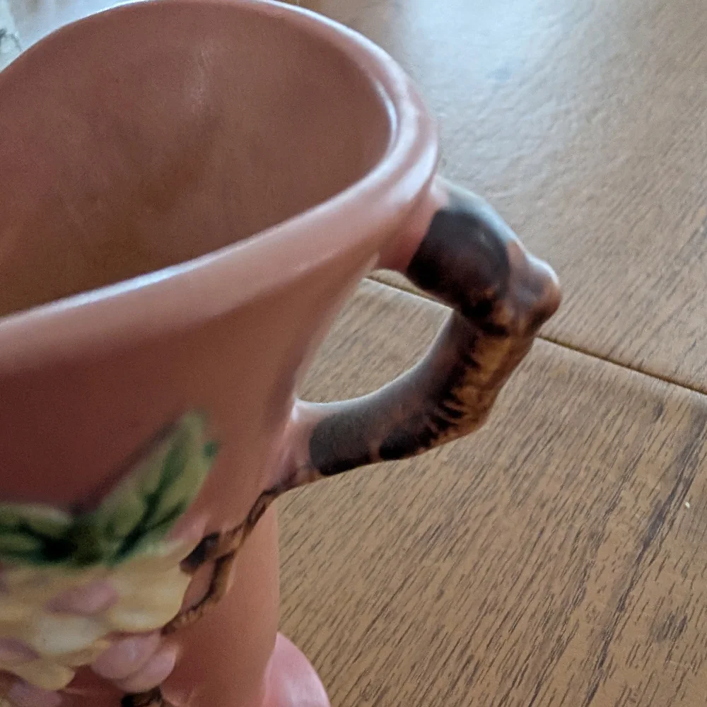 Roseville Pink Apple Blossom Vase - Picture 7 of 7